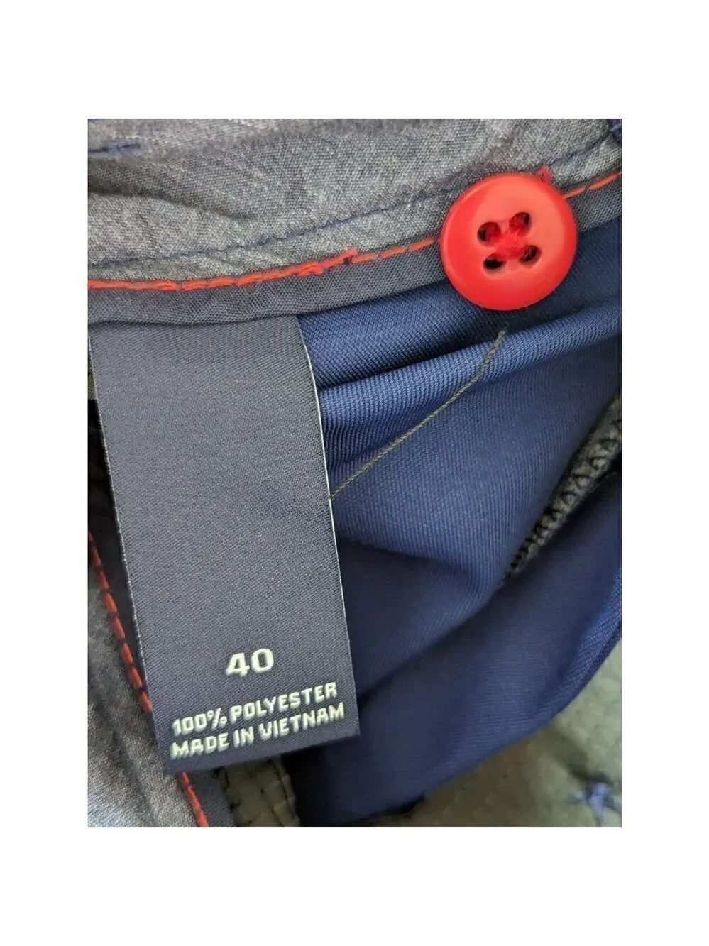 Cremieux Mens Dark Blue Polyester CLUB Performance Twill Atwood Shorts 40 NWT